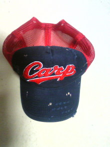 リピカ洗車ブログ-カープ帽子